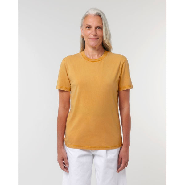 T Shirt Unisex Garment Dyed Crafter Vintage - personalizzabile con logo