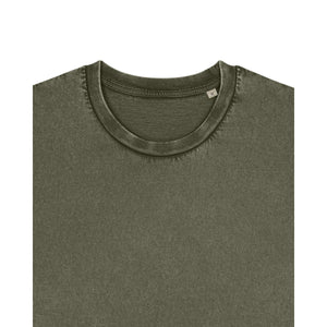 T Shirt Unisex Garment Dyed Crafter Vintage - personalizzabile con logo