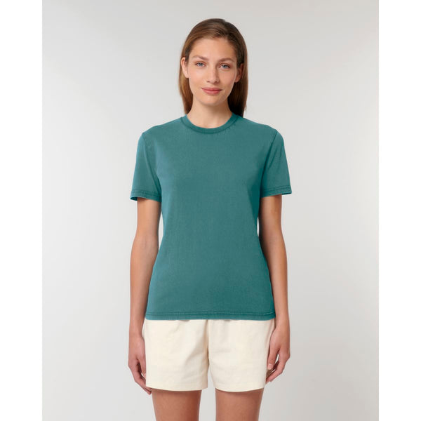 T Shirt Unisex Garment Dyed Crafter Vintage - personalizzabile con logo