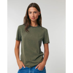 T Shirt Unisex Garment Dyed Crafter Vintage - personalizzabile con logo