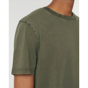 T Shirt Unisex Garment Dyed Crafter Vintage - personalizzabile con logo