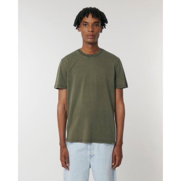 T Shirt Unisex Garment Dyed Crafter Vintage - personalizzabile con logo