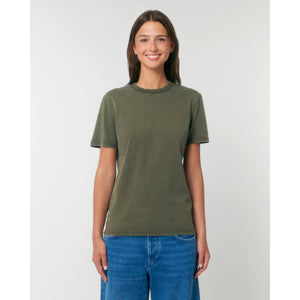 T Shirt Unisex Garment Dyed Crafter Vintage - personalizzabile con logo