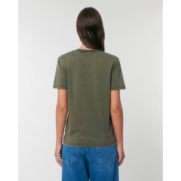 T Shirt Unisex Garment Dyed Crafter Vintage - personalizzabile con logo