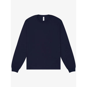 T-shirt Unisex Heavy Boxy Long Sleeve blu / XS - personalizzabile con logo