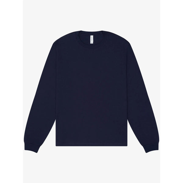 T-shirt Unisex Heavy Boxy Long Sleeve blu / XS - personalizzabile con logo