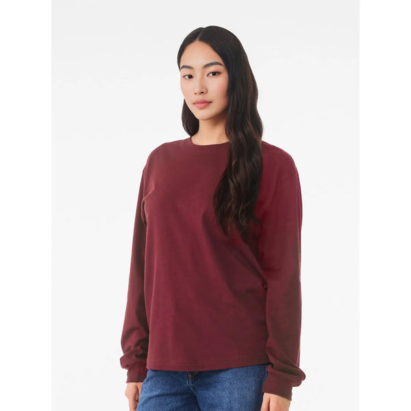 T-shirt Unisex Heavy Boxy Long Sleeve - personalizzabile con logo
