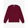 T-shirt Unisex Heavy Boxy Long Sleeve Maroon / XS - personalizzabile con logo