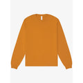 T-shirt Unisex Heavy Boxy Long Sleeve marrone / XS - personalizzabile con logo