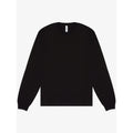 T-shirt Unisex Heavy Boxy Long Sleeve nero / XS - personalizzabile con logo