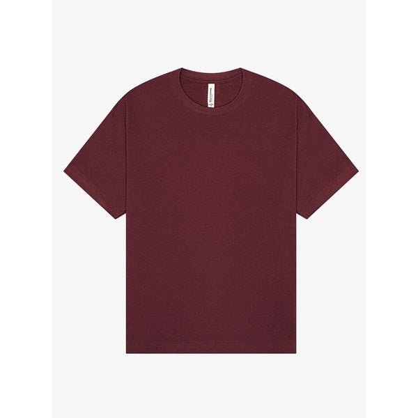 T-shirt Unisex Heavy Boxy Maroon / XS - personalizzabile con logo