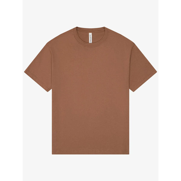 T-shirt Unisex Heavy Boxy vintage brown / XS - personalizzabile con logo