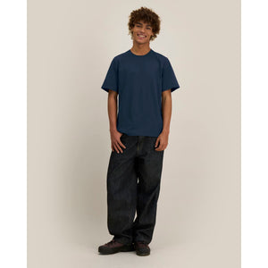 T Shirt Unisex Heavyweight In Cotone Riciclato Reeser blu navy / XXS - personalizzabile con logo