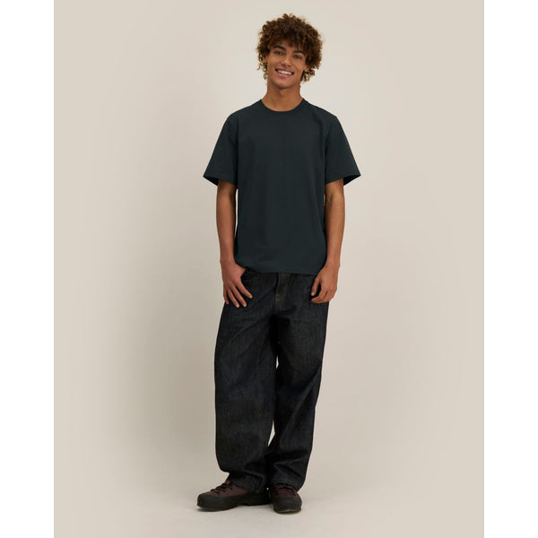 T Shirt Unisex Heavyweight In Cotone Riciclato Reeser nero / XXS - personalizzabile con logo