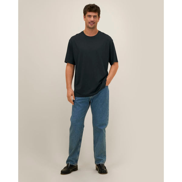 T Shirt Unisex In Cotone Tencel™ Modal Blaker nero / XXS - personalizzabile con logo