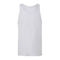 T-shirt Unisex Jersey Tank bianco / S - personalizzabile con logo