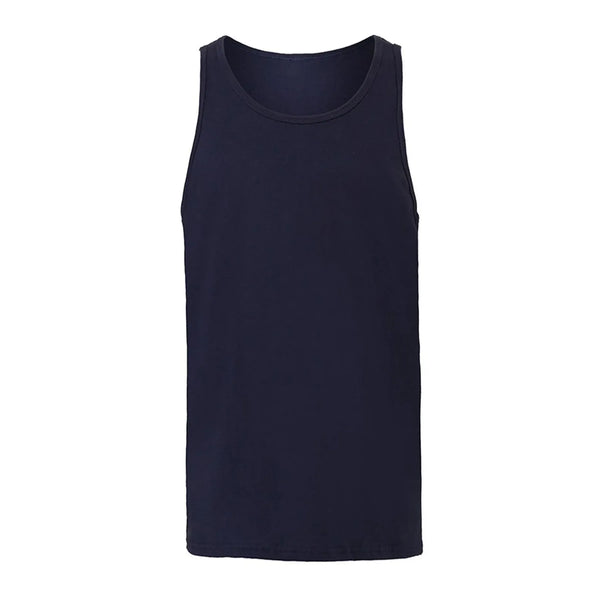 T-shirt Unisex Jersey Tank blu / S - personalizzabile con logo