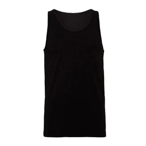 T-shirt Unisex Jersey Tank nero / S - personalizzabile con logo