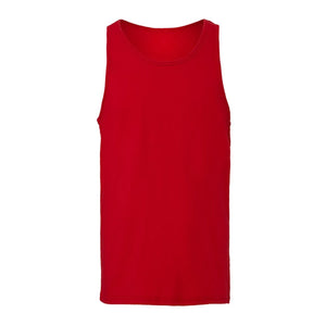 T-shirt Unisex Jersey Tank rosso / S - personalizzabile con logo