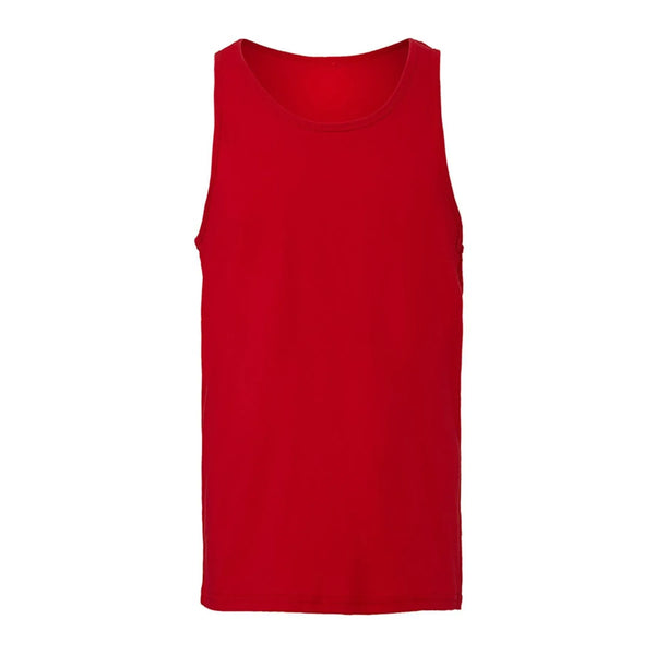 T-shirt Unisex Jersey Tank rosso / S - personalizzabile con logo