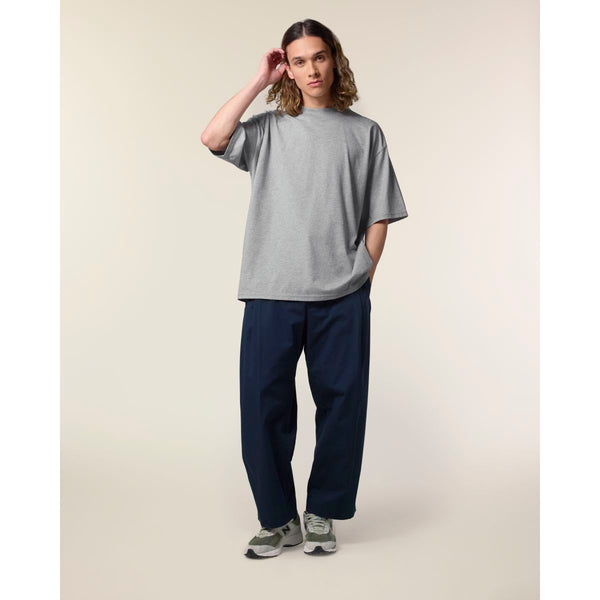 T Shirt Unisex Oversized A Collo Alto Blaster 2.0 grigio / XXS - personalizzabile con logo