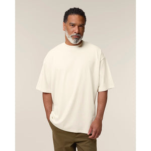 T Shirt Unisex Oversized A Collo Alto Blaster 2.0 natural / XXS - personalizzabile con logo