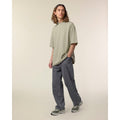 T Shirt Unisex Oversized A Collo Alto Blaster 2.0 stone / XXS - personalizzabile con logo