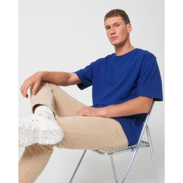 T Shirt Unisex Pesante Al Tocco Secco Freestyler blu / XXS - personalizzabile con logo
