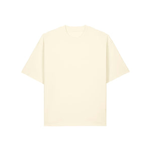 T Shirt Unisex Pesante Boxy Asher beige / XXS - personalizzabile con logo
