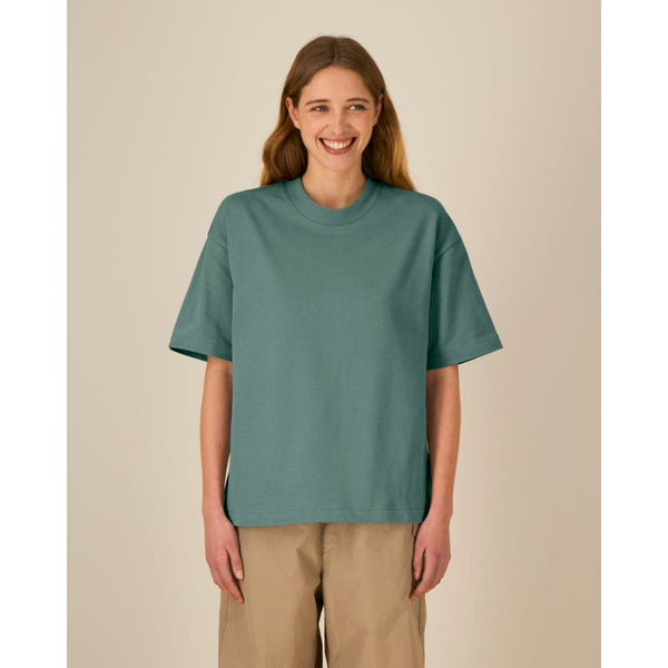 T Shirt Unisex Pesante Boxy Asher - personalizzabile con logo