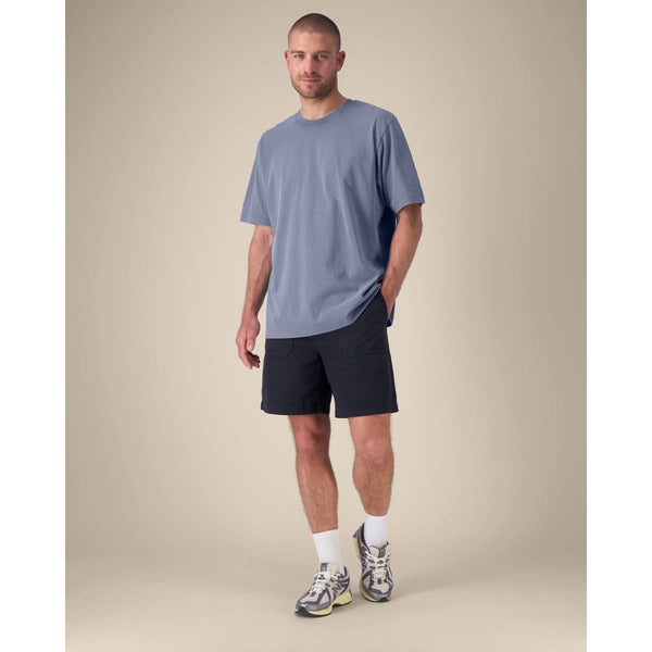 T Shirt Unisex Pesante Garment Dyed Freestyler Vintage g. dyed blue grey / XXS - personalizzabile con logo