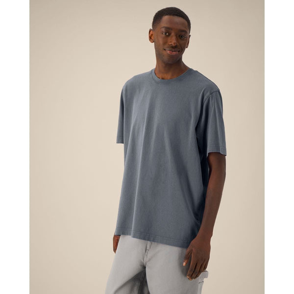 T Shirt Unisex Pesante Garment Dyed Freestyler Vintage grigio scuro / XXS - personalizzabile con logo
