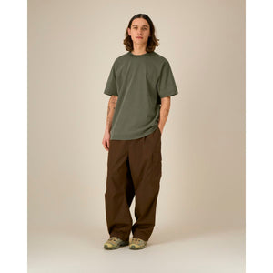 T Shirt Unisex Pesante Garment Dyed Freestyler Vintage kaki / XXS - personalizzabile con logo