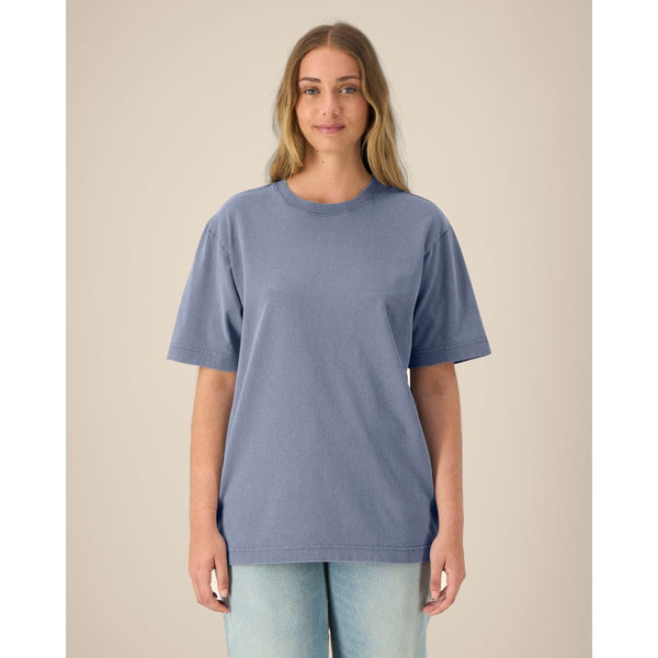 T Shirt Unisex Pesante Garment Dyed Freestyler Vintage - personalizzabile con logo