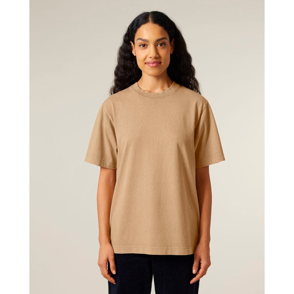 T Shirt Unisex Pesante Garment Dyed Freestyler Vintage - personalizzabile con logo