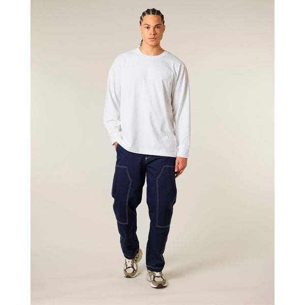 T Shirt Unisex Pesante Manica Lunga Freestyler Long Sleeve bianco / XXS - personalizzabile con logo