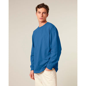 T Shirt Unisex Pesante Manica Lunga Freestyler Long Sleeve blu / XXS - personalizzabile con logo