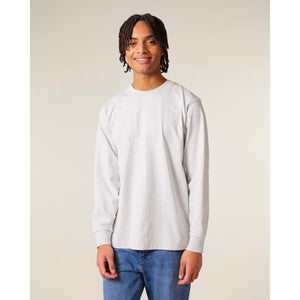T Shirt Unisex Pesante Manica Lunga Freestyler Long Sleeve cool heather grey / XXS - personalizzabile con logo