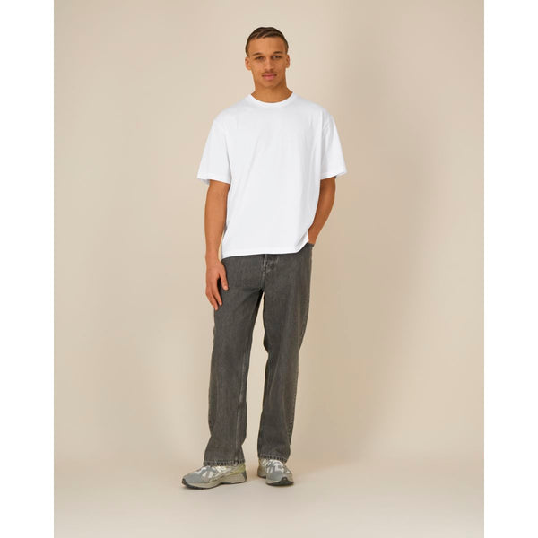 T Shirt Unisex Relaxed Breezer bianco / XXS - personalizzabile con logo