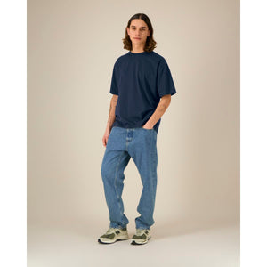 T Shirt Unisex Relaxed Breezer blu navy / XXS - personalizzabile con logo