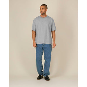 T Shirt Unisex Relaxed Breezer grigio / XXS - personalizzabile con logo