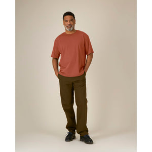 T Shirt Unisex Relaxed Breezer marrone / XXS - personalizzabile con logo