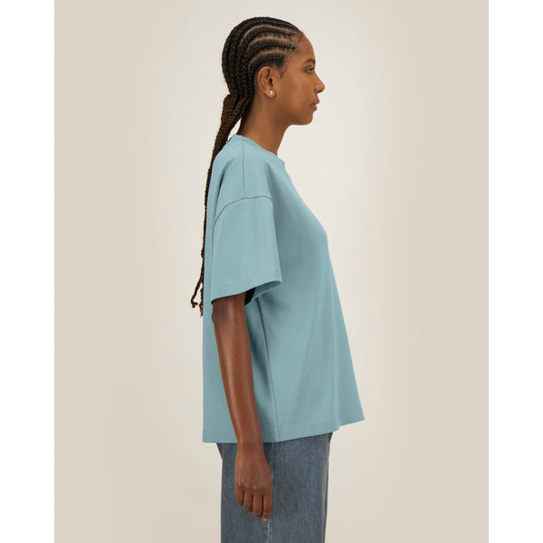 T Shirt Unisex Relaxed In Interlock Hazener - personalizzabile con logo
