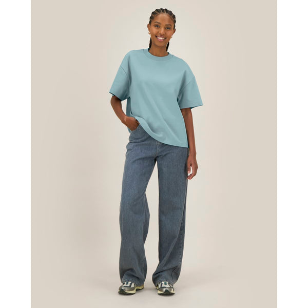 T Shirt Unisex Relaxed In Interlock Hazener - personalizzabile con logo
