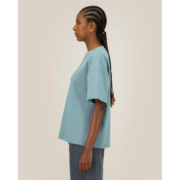 T Shirt Unisex Relaxed In Interlock Hazener - personalizzabile con logo