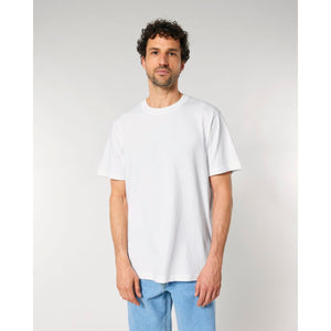 T Shirt Unisex Relaxed Sparker 2.0 bianco / XS - personalizzabile con logo