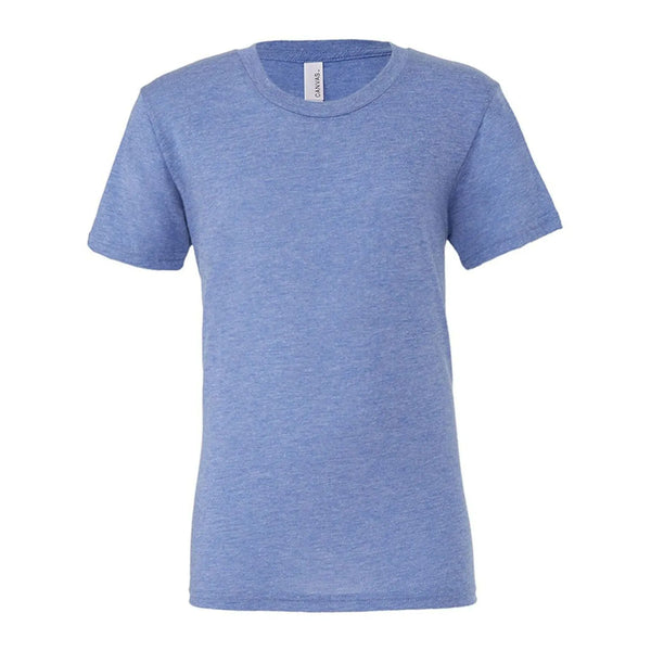 T-shirt Unisex Triblend / blu / S - personalizzabile con logo