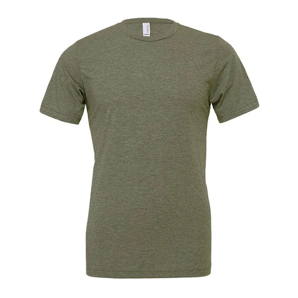 T-shirt Unisex Triblend / verde / XS - personalizzabile con logo