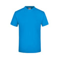 T-shirt V-t Medium azzurro / S - personalizzabile con logo