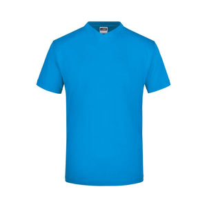 T-shirt V-t Medium azzurro / S - personalizzabile con logo